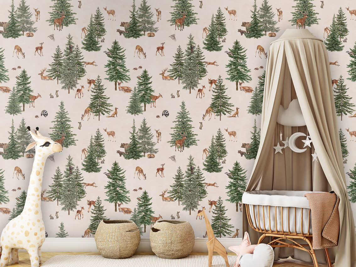 Pine Forest Wallpaper