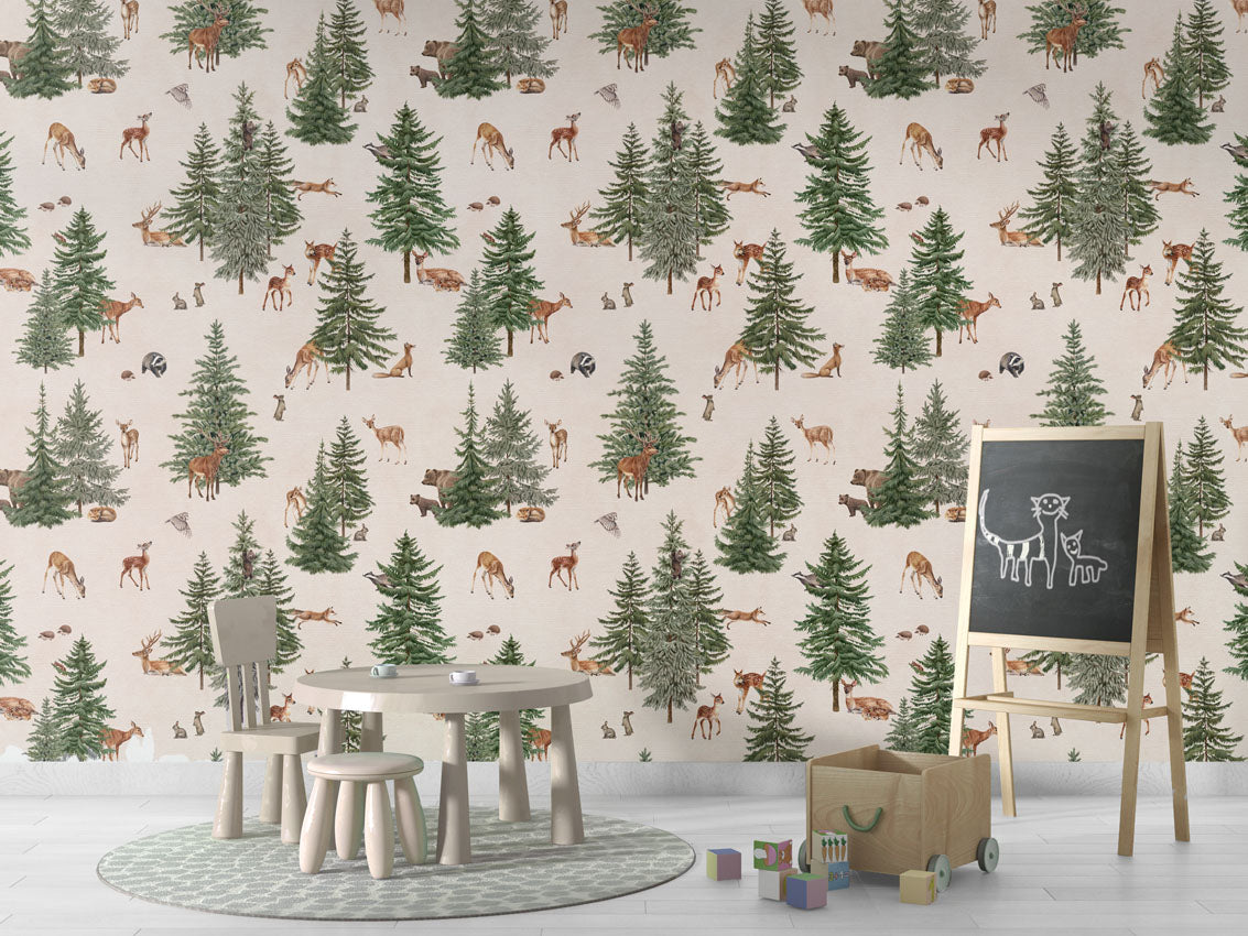 Pine Forest Wallpaper