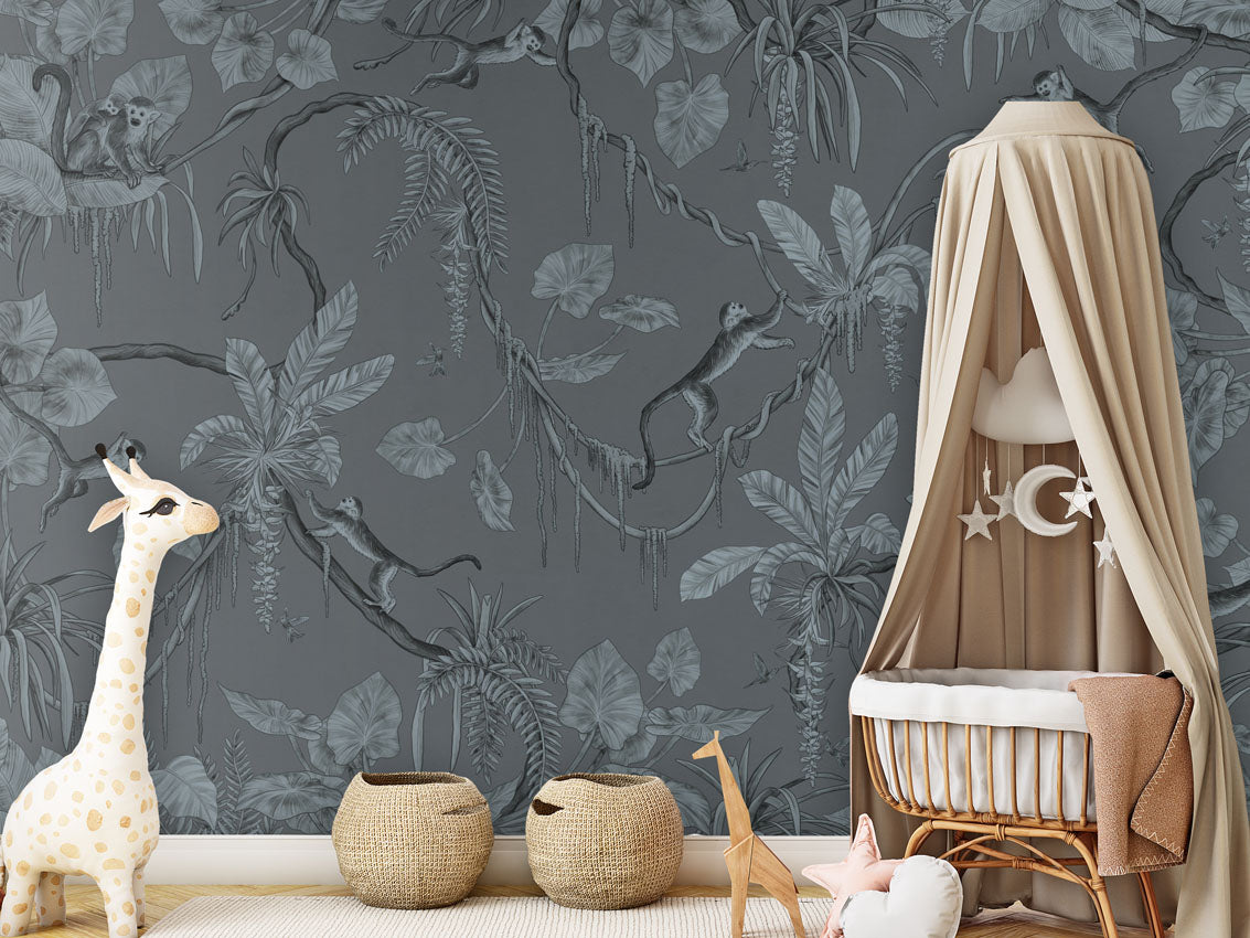 Playful Monkeys Wallpaper