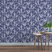 Indigo Garden – Classic Botanical Floral Wallpaper