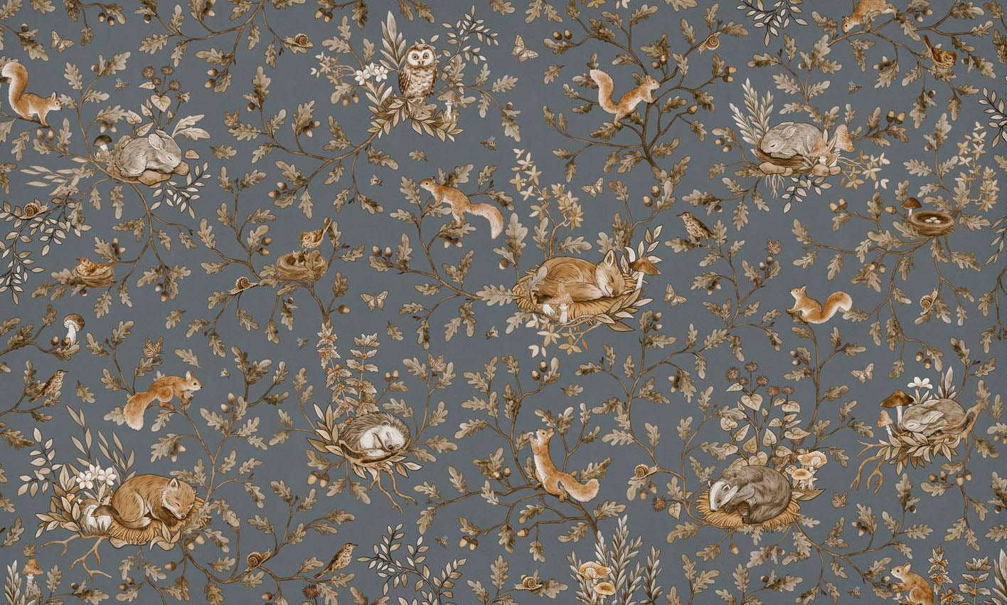 Playful Woods Wallpaper