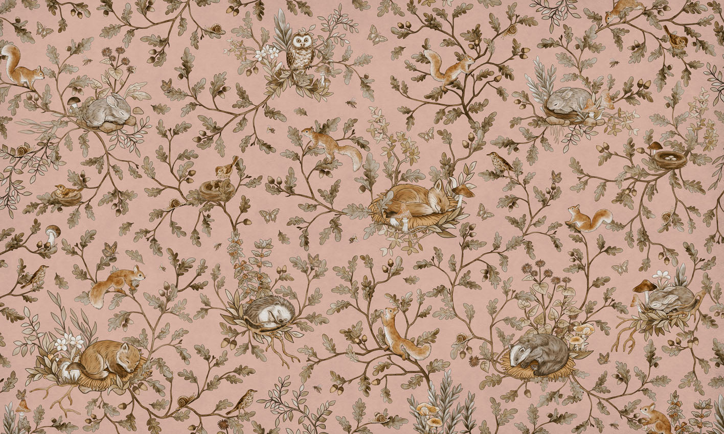 Playful Woods Wallpaper
