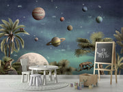 Pretty Planets Space Wallpaper Mural