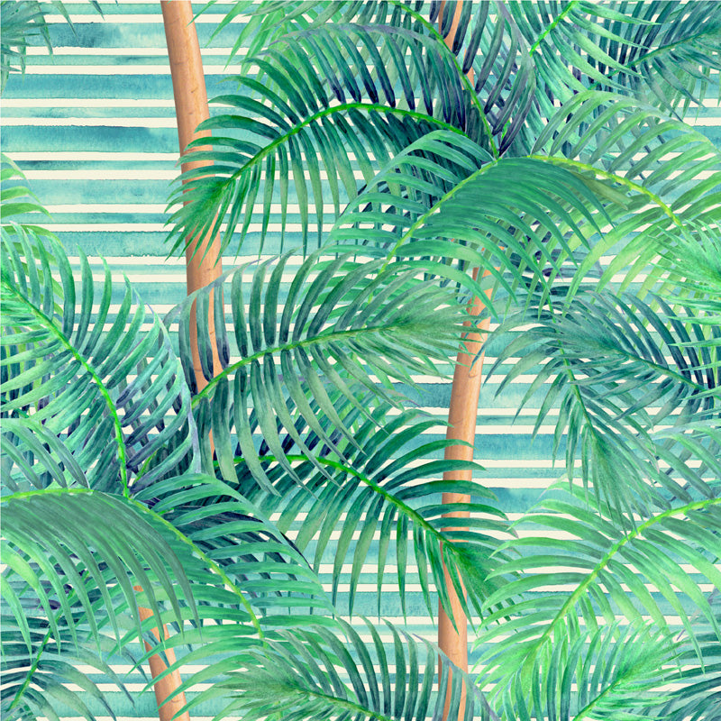 Tropical Palm Canopy Wallpaper