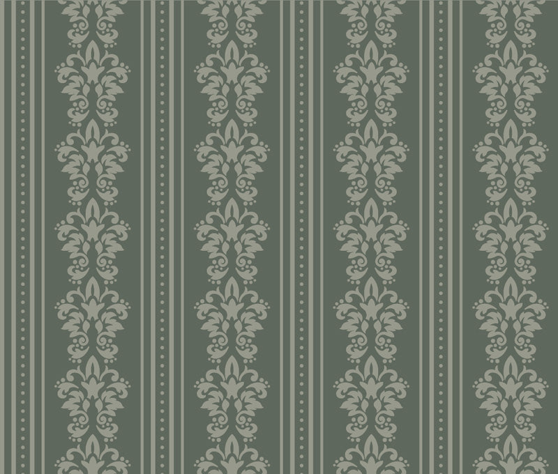 Regency Stripe Damask – Classic Wallpaper in Soft Neutrals