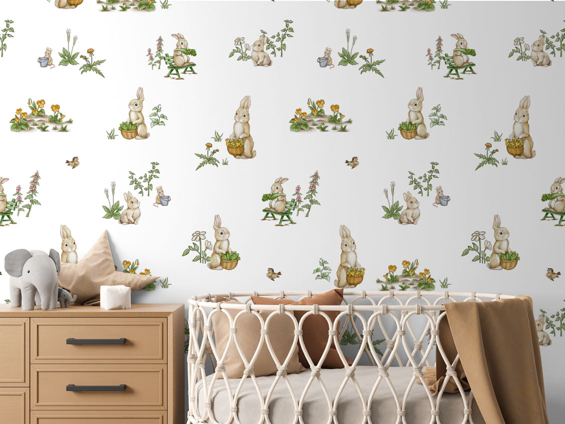 Rabbit Family Wallpaper