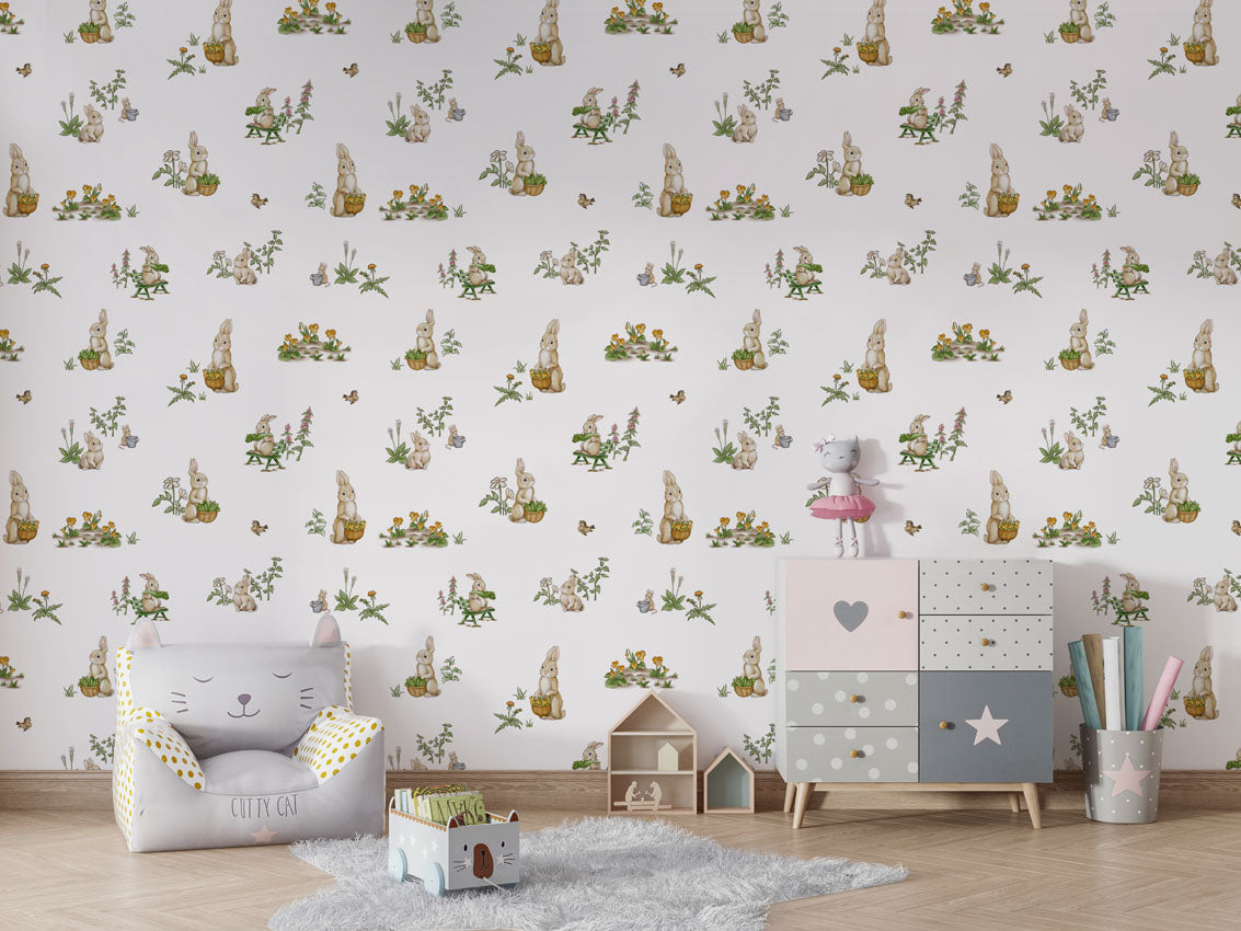 Rabbit Family Wallpaper