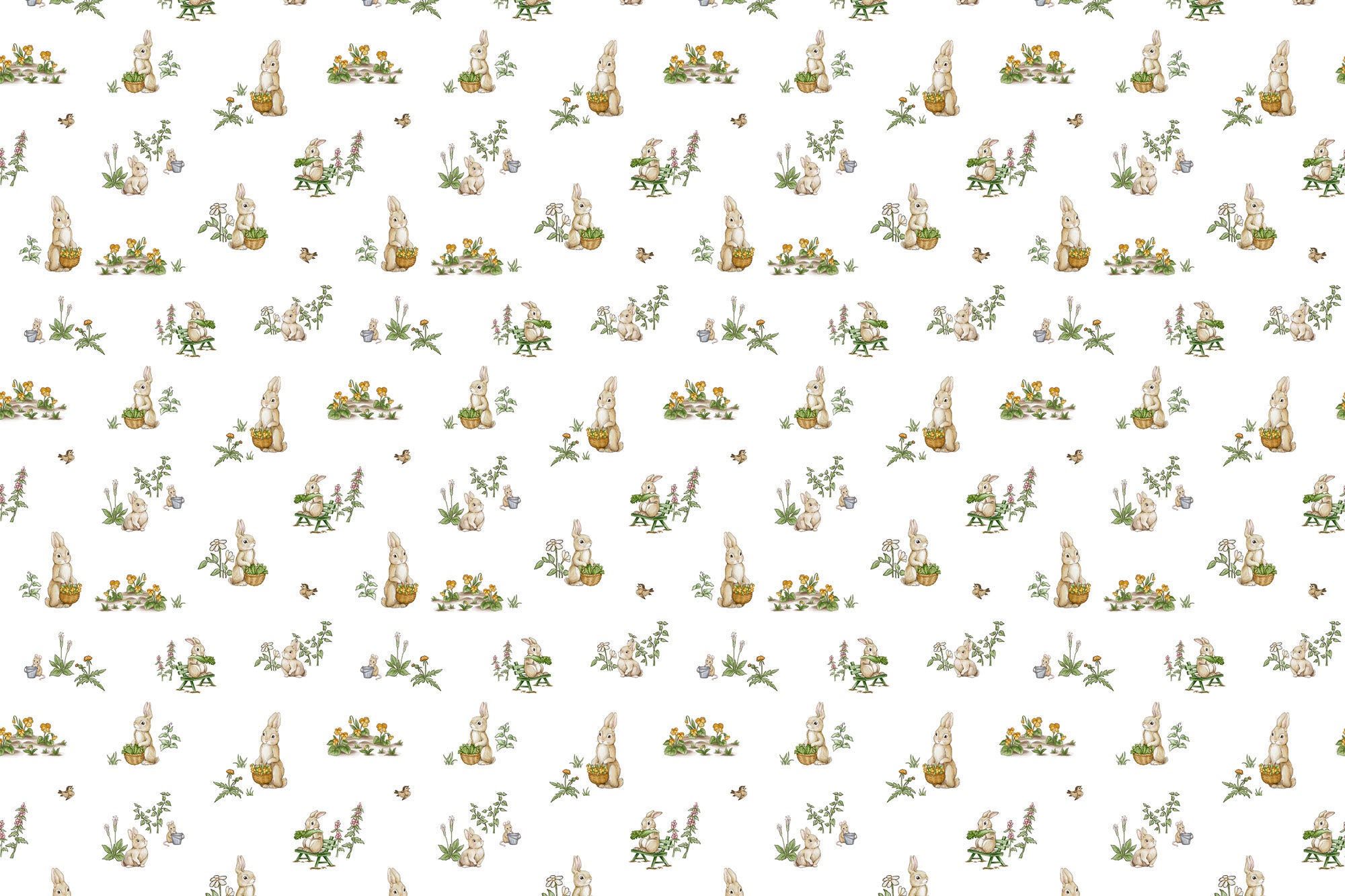 Rabbit Family Wallpaper