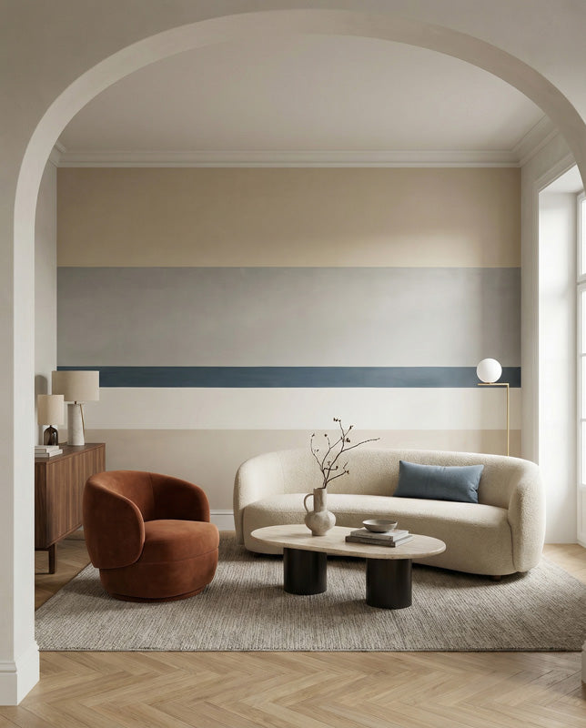 Agnes Balance Horizontal Stripe Wallpaper
