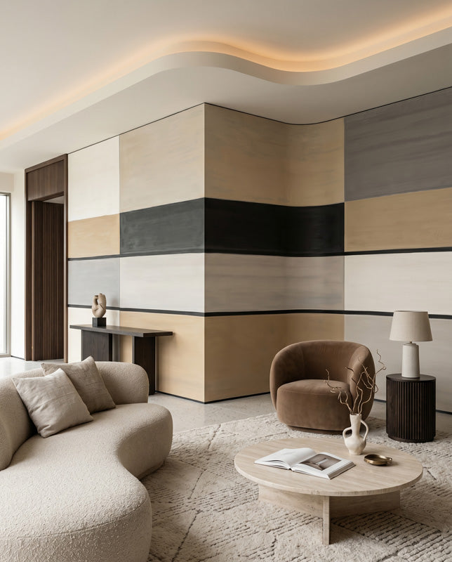 Agnes Field Abstract Panel Wallpaper