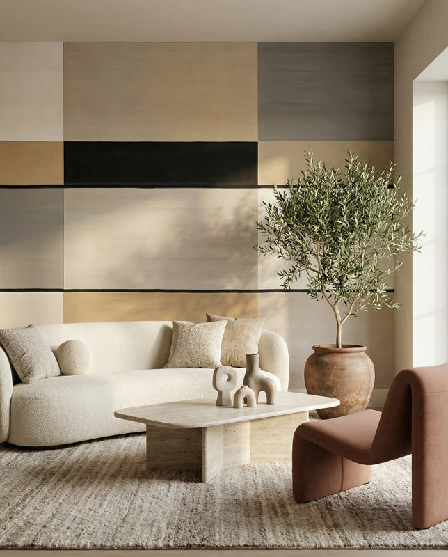 Agnes Field Abstract Panel Wallpaper