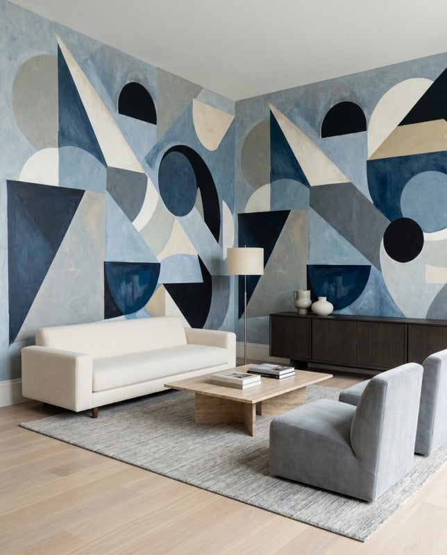 Avant Pulse Geometric Wall Mural