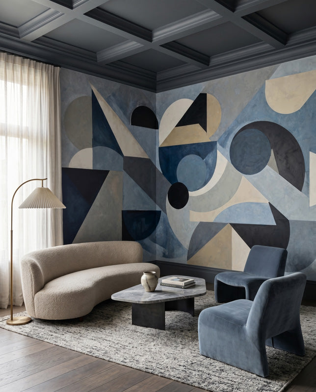 Avant Pulse Geometric Wall Mural