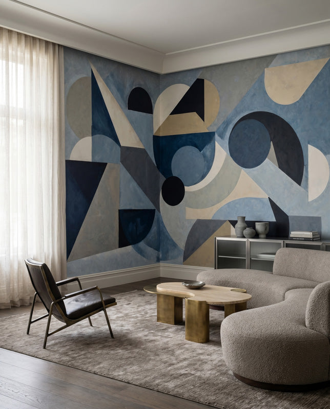 Avant Pulse Geometric Wall Mural