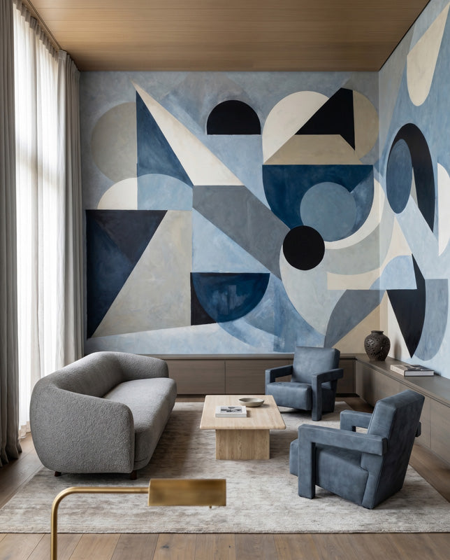Avant Pulse Geometric Wall Mural