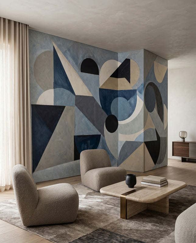 Avant Pulse Geometric Wall Mural