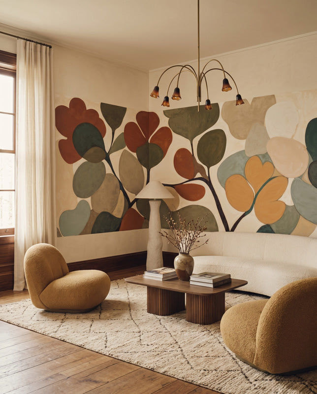 Emil's Bouquet Floral Wall Mural