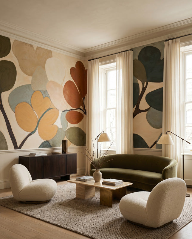 Emil's Bouquet Floral Wall Mural