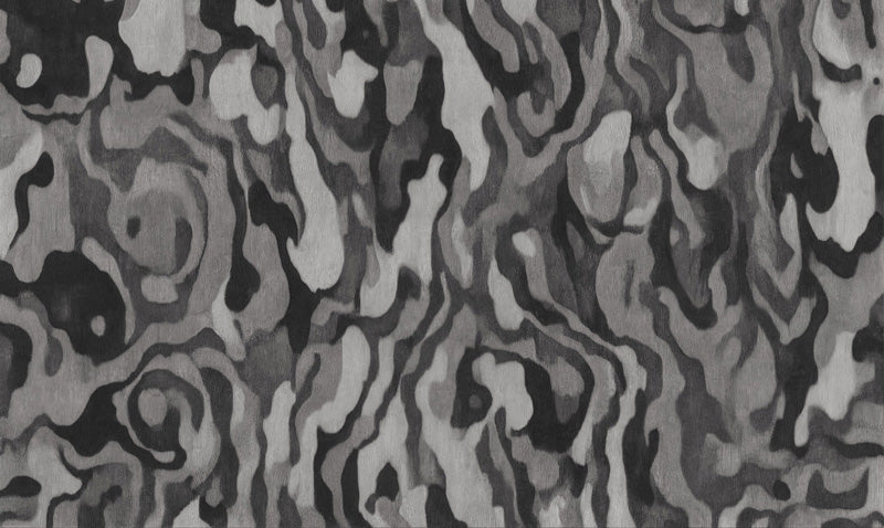 Ettore Line Organic Abstract Wallpaper