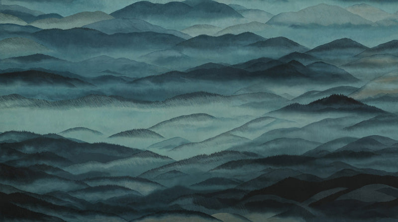 Roerich Hills Mountain Landscape Wall Mural