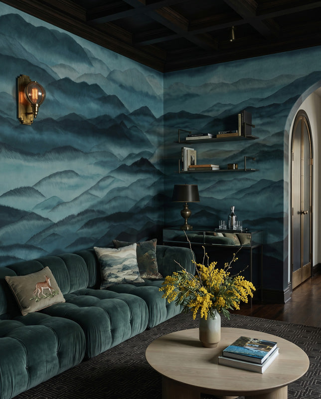 Roerich Hills Mountain Landscape Wall Mural