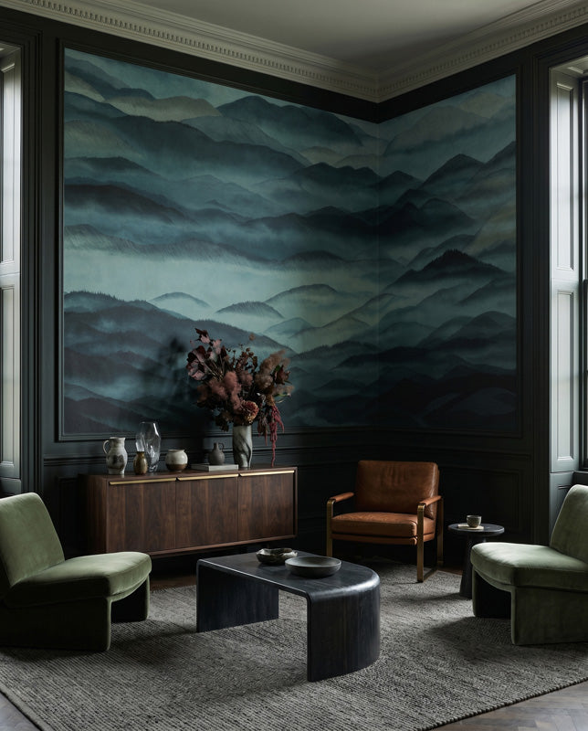 Roerich Hills Mountain Landscape Wall Mural