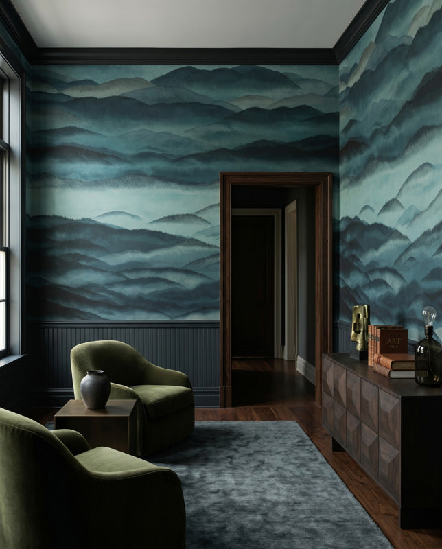 Roerich Hills Mountain Landscape Wall Mural