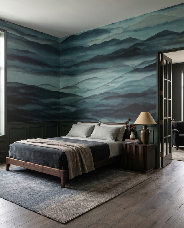 Roerich Hills Mountain Landscape Wall Mural