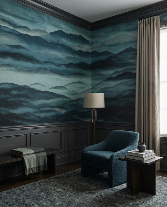 Roerich Hills Mountain Landscape Wall Mural