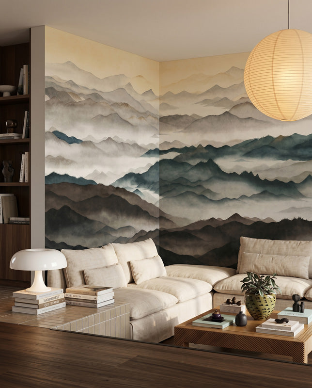Roerich Light Mountain Landscape Wall Mural
