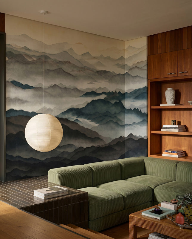 Roerich Light Mountain Landscape Wall Mural