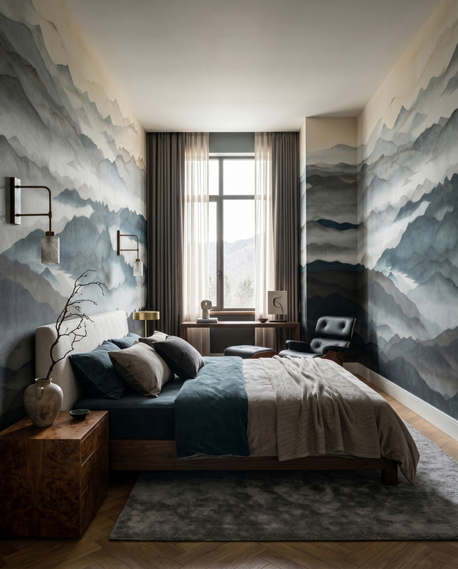 Roerich Light Mountain Landscape Wall Mural
