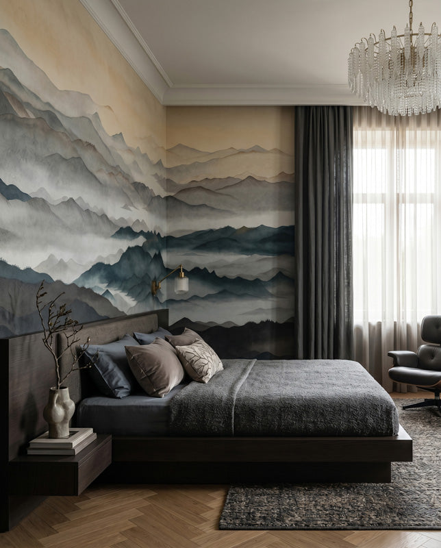 Roerich Light Mountain Landscape Wall Mural