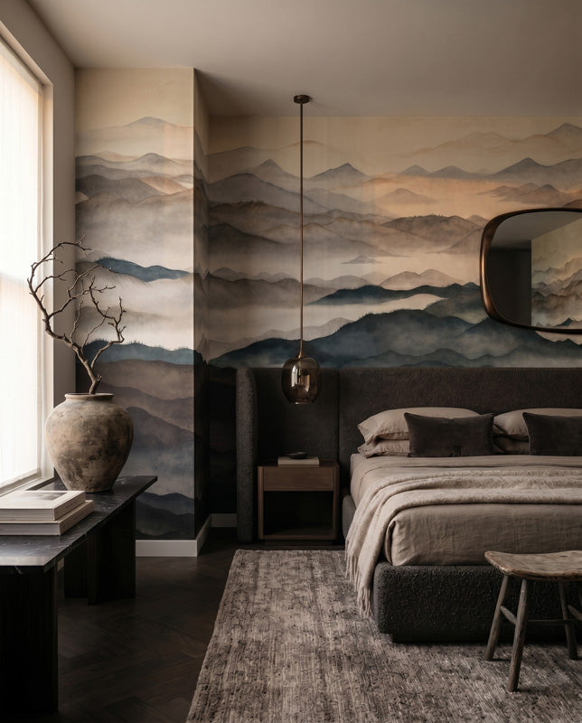 Roerich Light Mountain Landscape Wall Mural