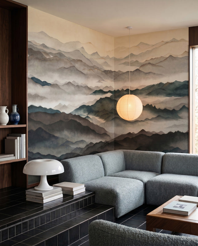 Roerich Light Mountain Landscape Wall Mural