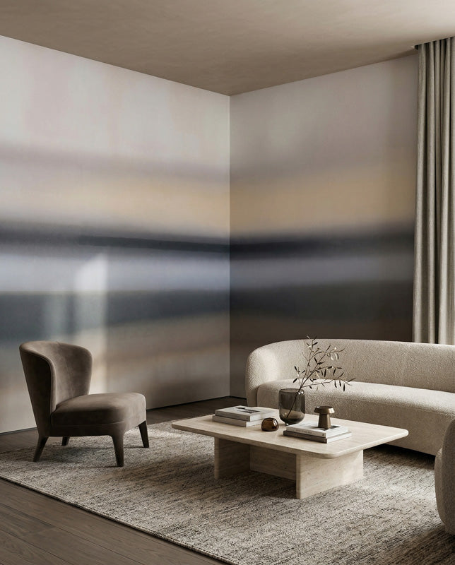 Rotko Ash Abstract Horizon Wall Mural
