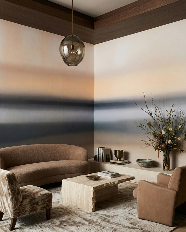 Rotko Ash Abstract Horizon Wall Mural