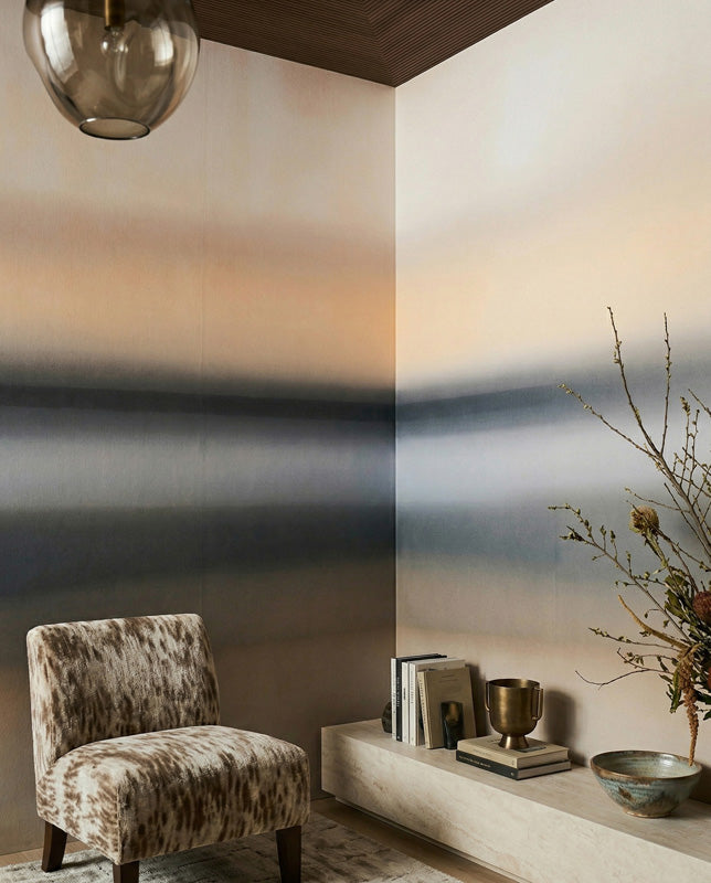 Rotko Ash Abstract Horizon Wall Mural