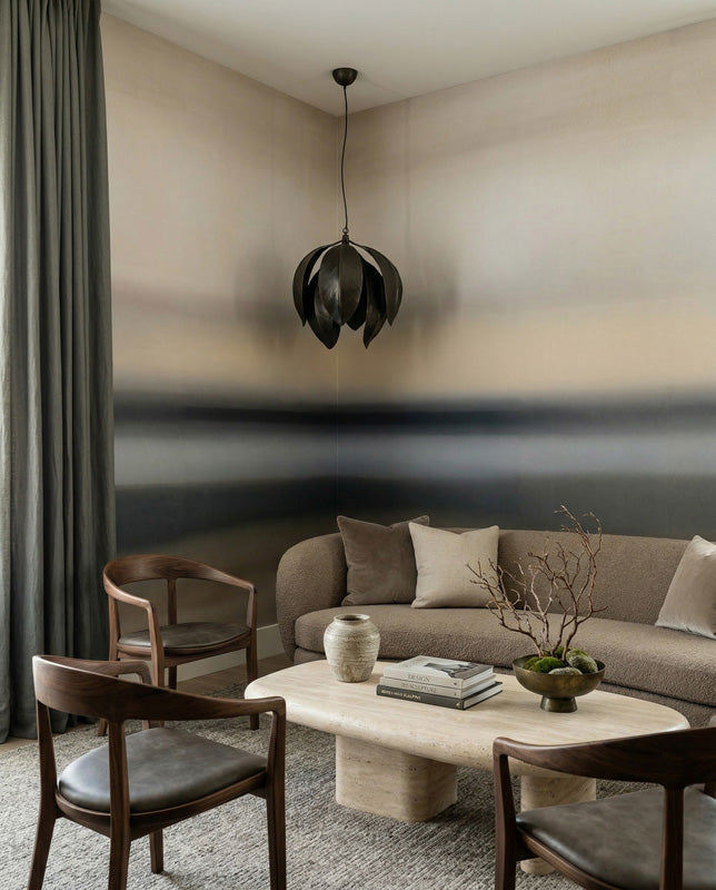 Rotko Ash Abstract Horizon Wall Mural