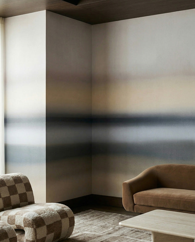 Rotko Ash Abstract Horizon Wall Mural