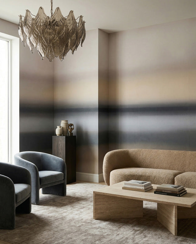 Rotko Ash Abstract Horizon Wall Mural