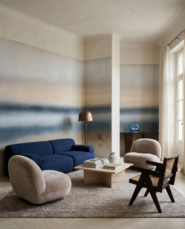 Rotko Ash Abstract Horizon Wall Mural