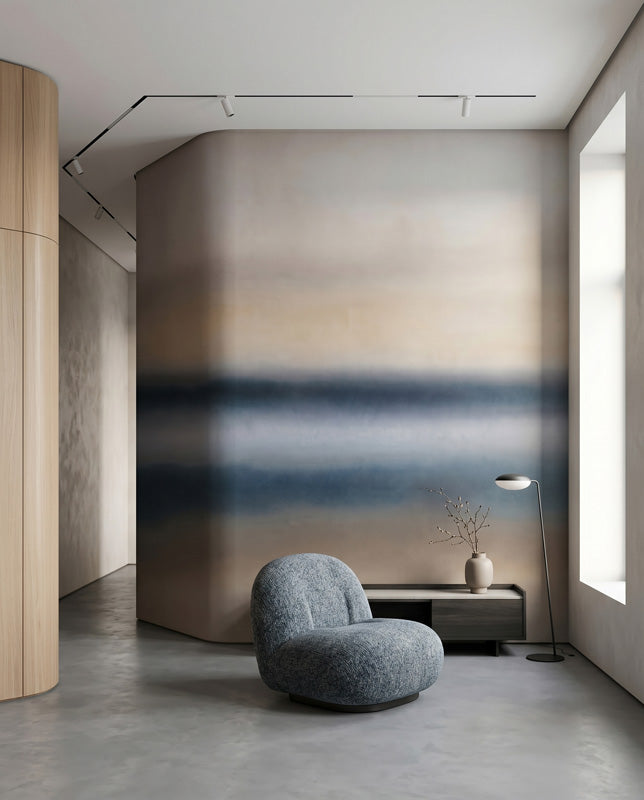 Rotko Ash Abstract Horizon Wall Mural