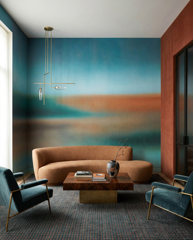 Rotko Clay Abstract Horizon Wall Mural