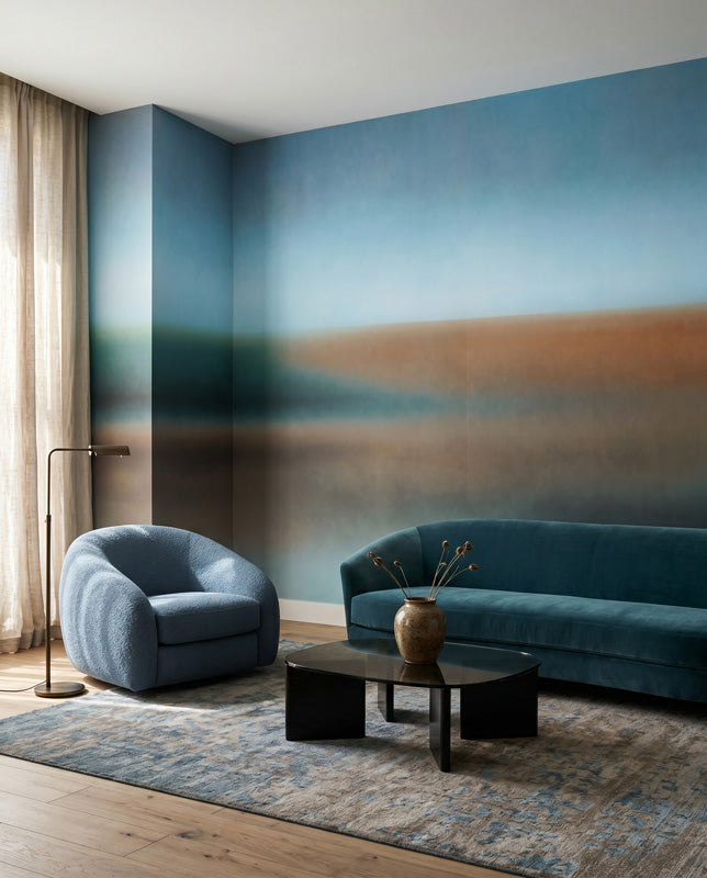 Rotko Clay Abstract Horizon Wall Mural