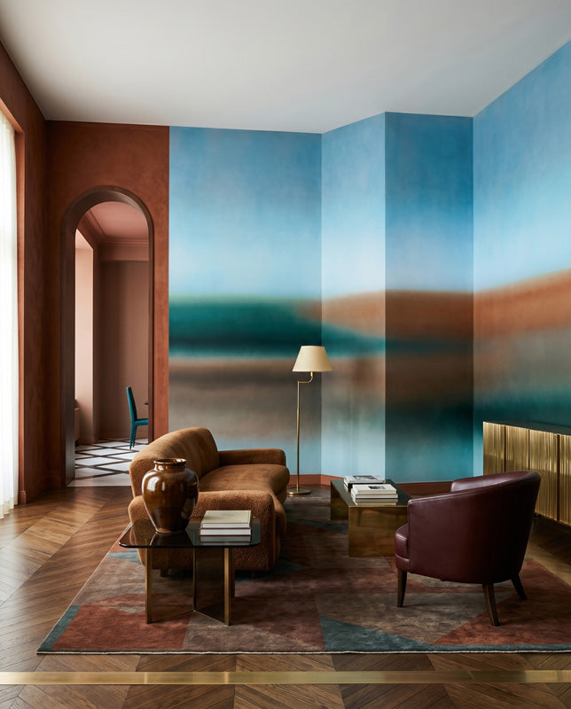 Rotko Clay Abstract Horizon Wall Mural