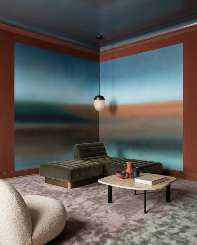 Rotko Clay Abstract Horizon Wall Mural