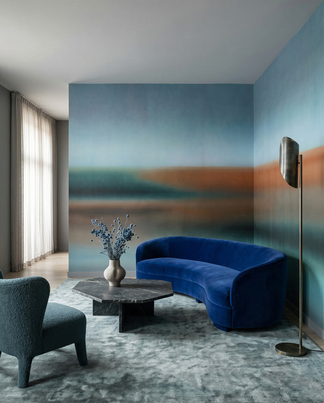 Rotko Clay Abstract Horizon Wall Mural