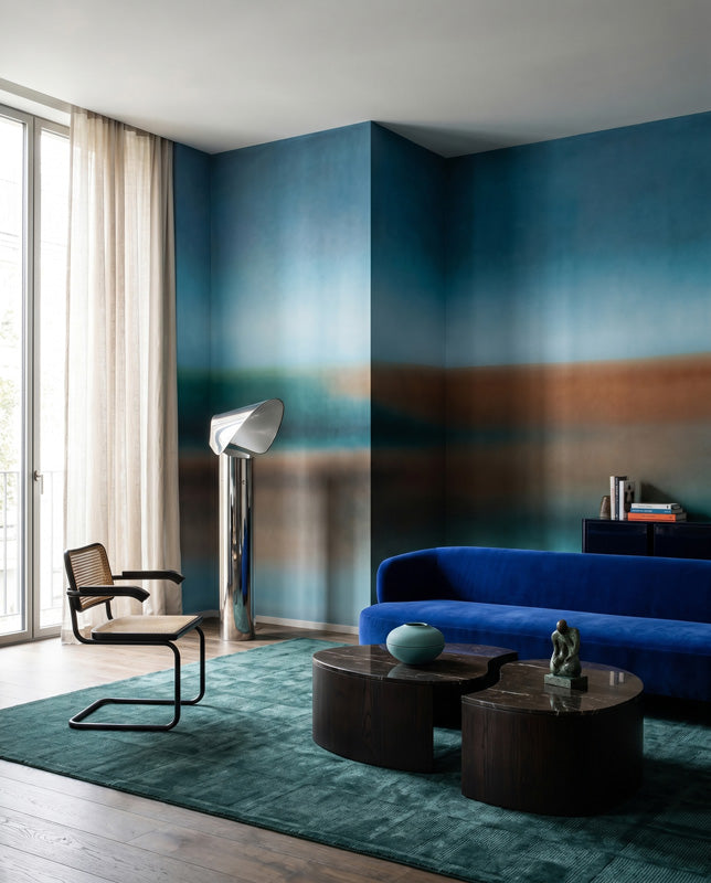 Rotko Clay Abstract Horizon Wall Mural