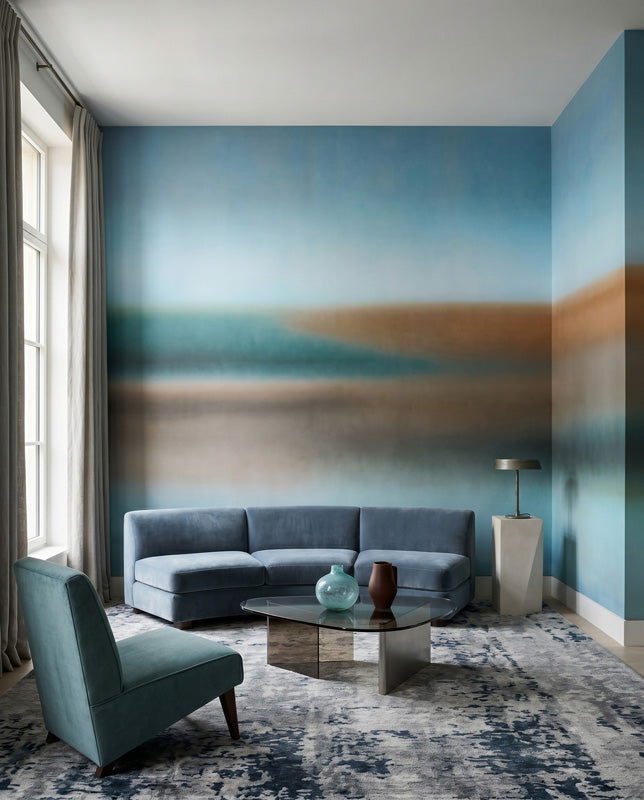 Rotko Clay Abstract Horizon Wall Mural